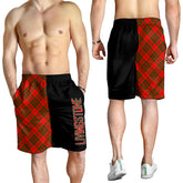 Livingstone Modern Tartan Crest Men's Short - Cross Style